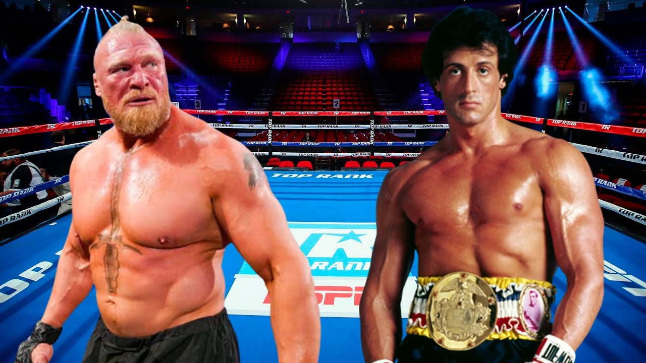 wwe 2k23 Brock Lesnar vs Rocky Balboa