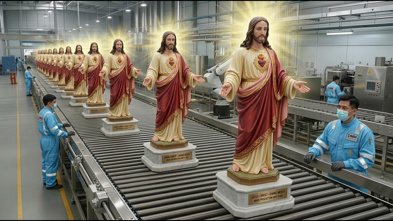 Inside a Jesus Christ Statue Factory | Step-by-Step How It&rsquo;s Really Made (Full Process)