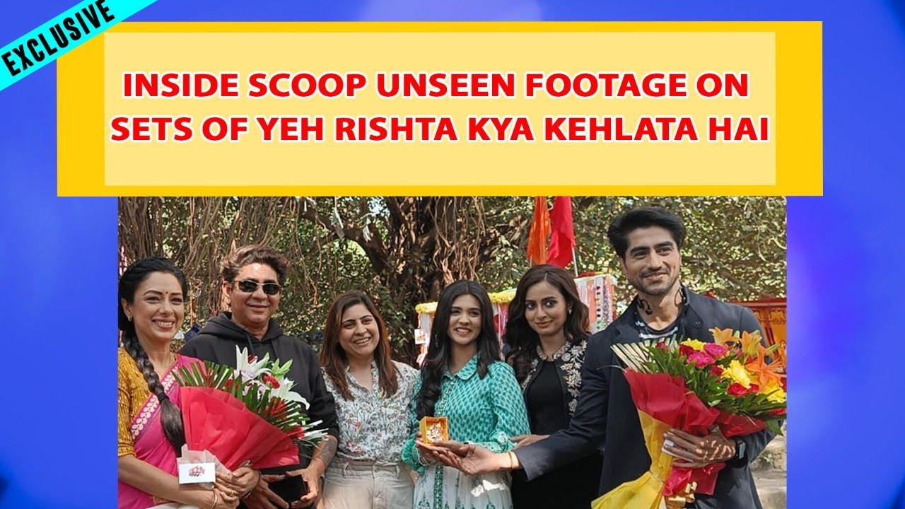 Inside Scoop Unseen Footage On Sets:Rajan Shahi and Anupama welcome Harshad, Pranali, KarishmaIYRKKH