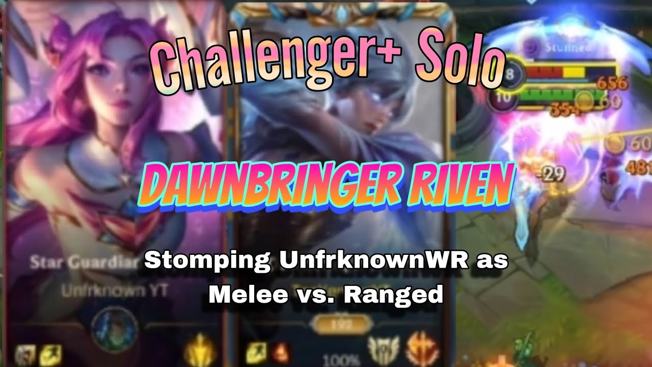 Challenger+ Solo Lane Riven Beats UnfrknownWR on Kai'Sa