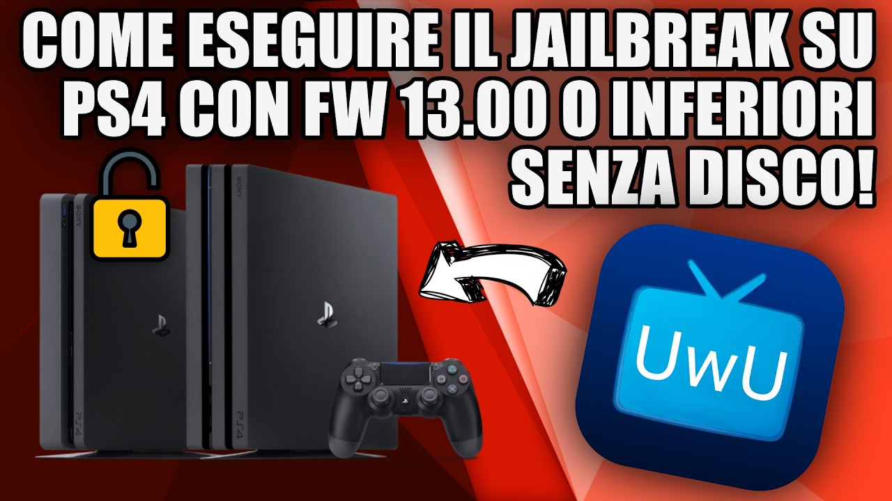 Come ESEGUIRE la MODIFICA/JAILBREAK SU PS4 con PS VUE! (13.00 o inferiore)