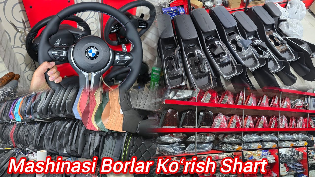 Tuning jixozlari Farxadskiy zapchast bozori chexol antiradar Malibu bar rul pult regstrator Narxlari