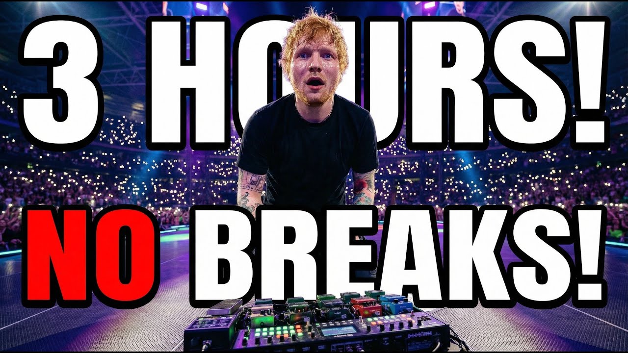 Ed Sheeran Played 3 HOURS Straight... NO BREAKS!  #EdSheeran #Christchurch #LoopTour2026 #nz