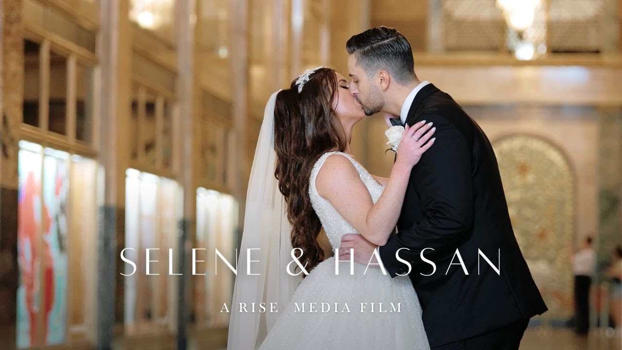 Selene + Hassan | Detroit, Michigan Wedding | Fisher Theatre