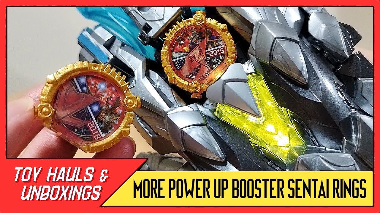 MORE POWER UP BOOSTER SENTAI RINGS! Lupinranger & Ryusoulger | No.1 Sentai Gozyuger Toy Review