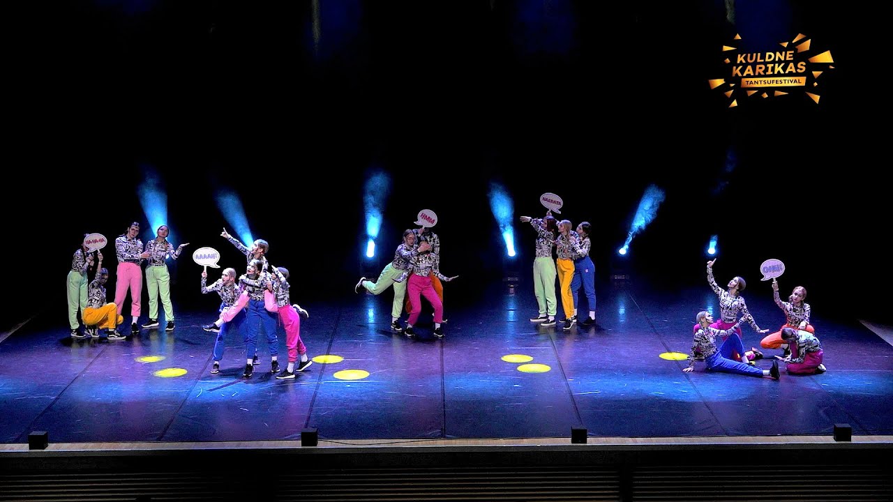 Tähtvere Tantsukeskus - Koomiksi keeles ✨💜✨ KULDNE KARIKAS 2022 | Noored II Show Dance | Tartu EV