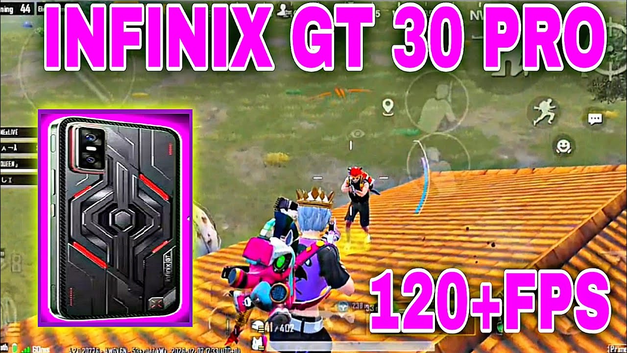 INFINIX GT 30 PRO 5G 120 FPS PUBG TEST | PUBG 4.2 UPDATE | 🥵🔥