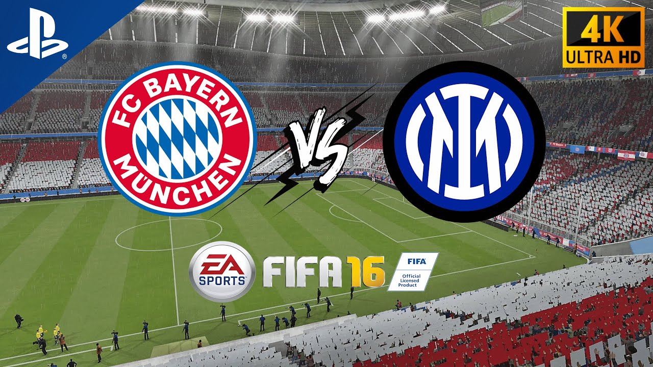 FIFA 16 (Бавария против Интера) — PS4 [4K Ultra HD] Геймплей
