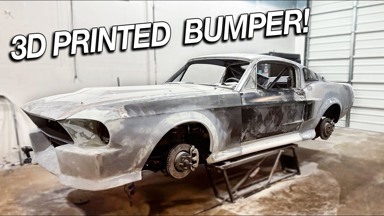 B IS FOR BUILD SEMA MUSTANG Build Part 6 - 3D Printed Front Bumper!
