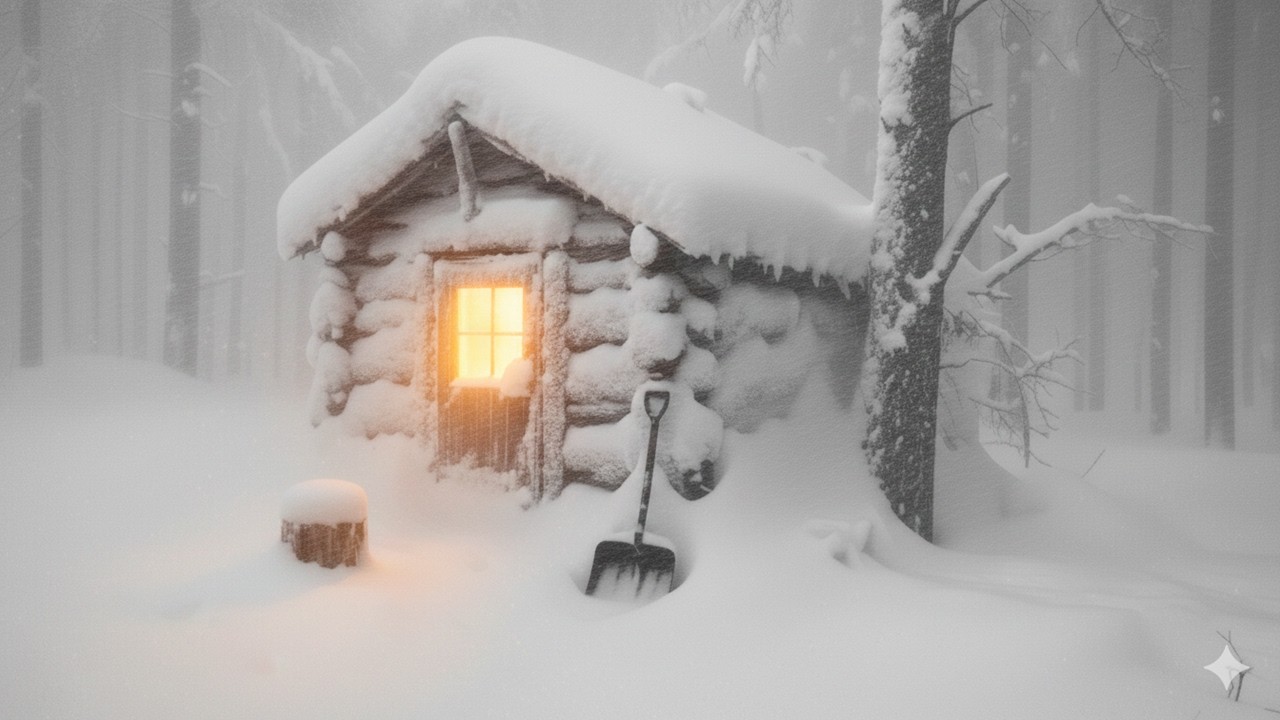 SURVIVING -42°F BLIZZARD ALONE: I Found an Abandoned Cabin Just in Time | Off Grid Life in Deep Snow