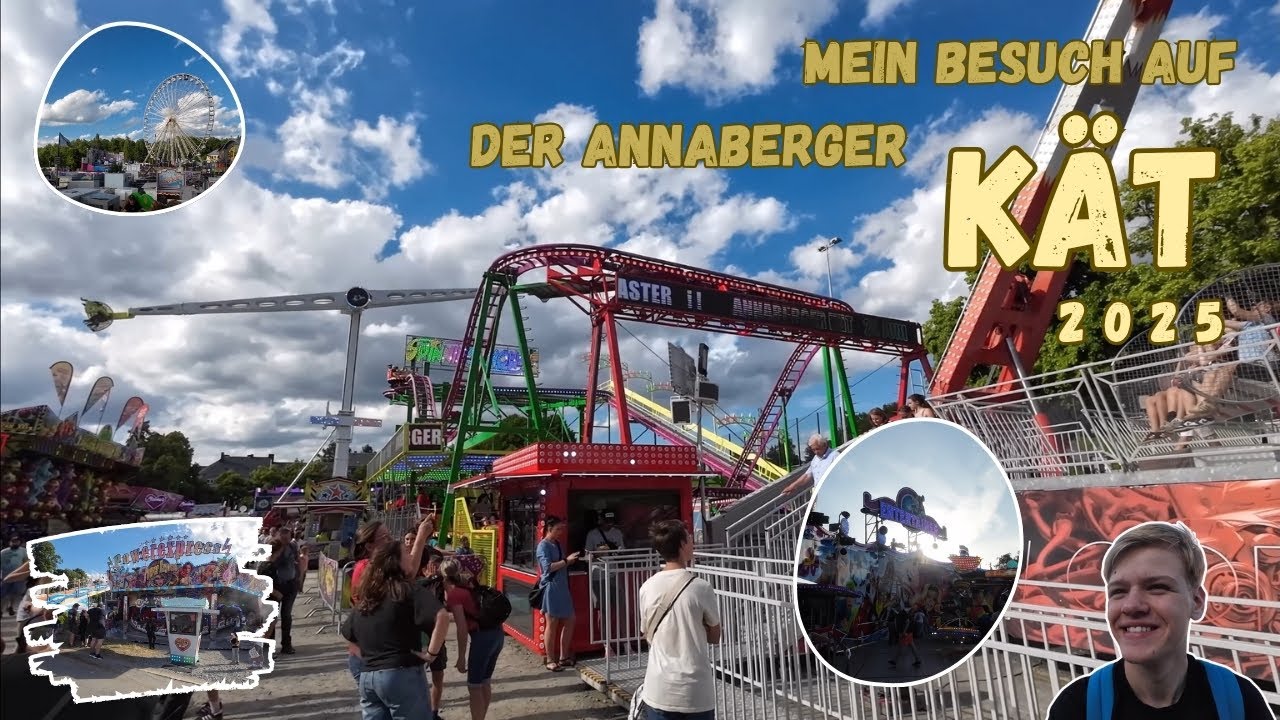 Mein Besuch auf der Annaberger Kät Fahrgeschäfte, Essen & mehr | 2025 | Vlog | Annaberg Volksfest