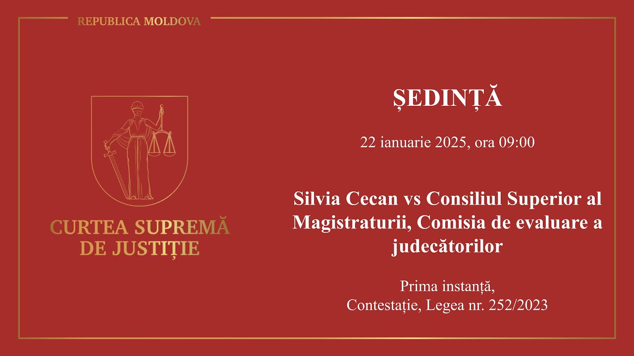 Ședința CSJ din 22 ianuarie 2026, Silvia Cecan vs CSM