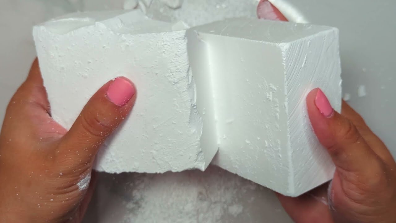 Rubbing Gym Chalk Blocks Until They Crumble