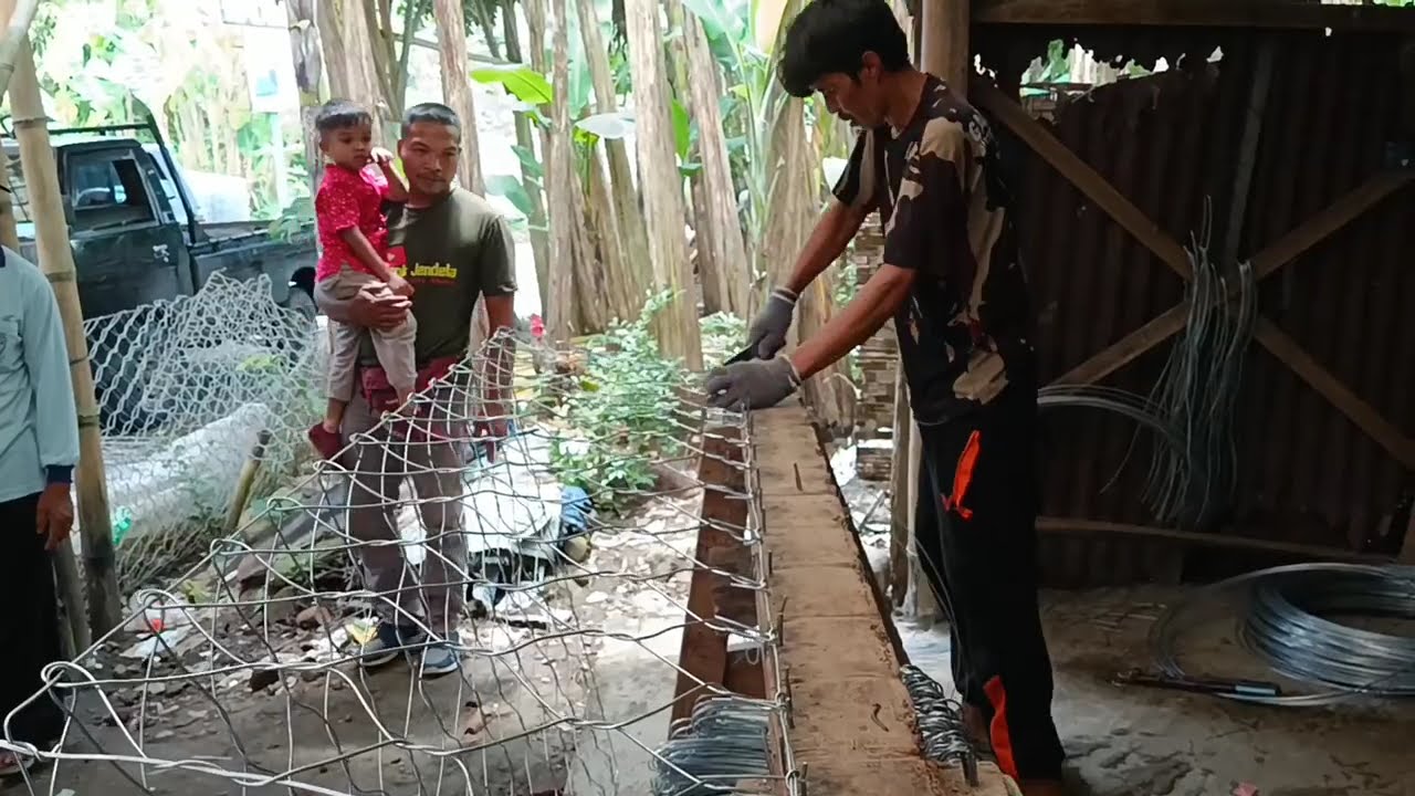 CARA BIKIN BRONJONG KAWAT MANUAL YANG MUDAH DAN PRAKTIS