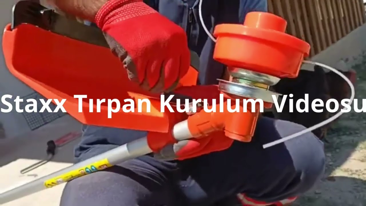 Staxx Sırt Tırpan Kurulum & Kutu Açılış Videosu 🎥 | Adım Adım Montaj Rehberi