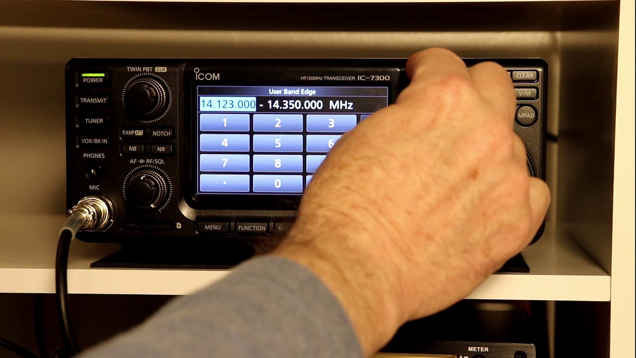 Icom IC-7300 From A to Z - #3 Band Edge Beeps & User Band Edges