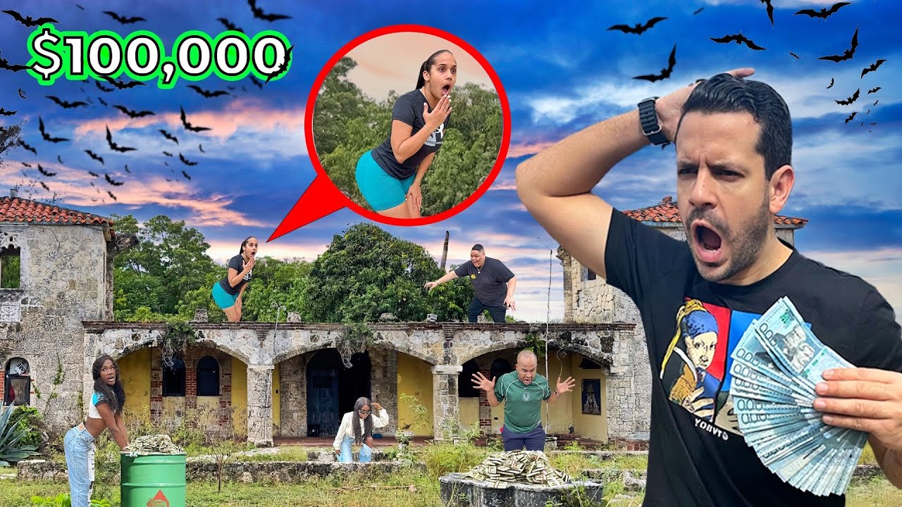 Escondí $100,000 En Una Casa Embrujada Y Quien Los Encuentre Se Los Queda