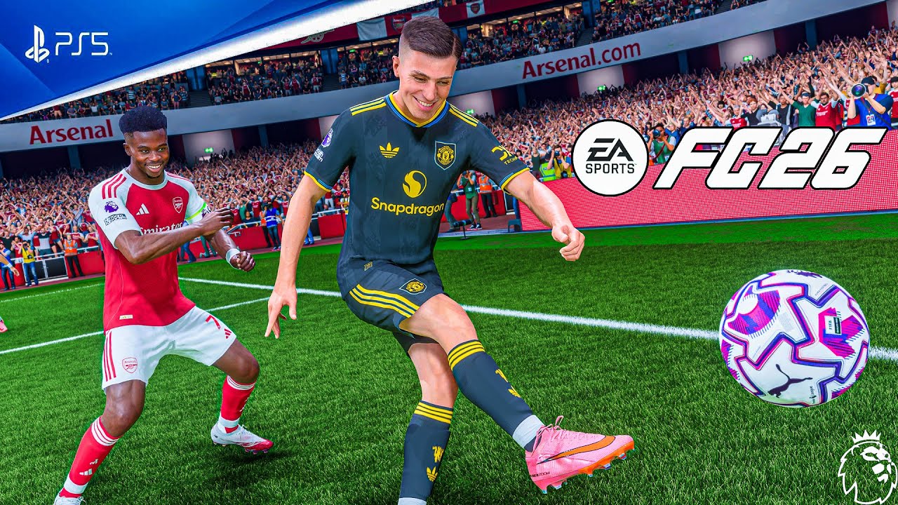 Arsenal vs Manchester United | Premier League | FC 26 Gameplay | PS5 Pro™ 4K60