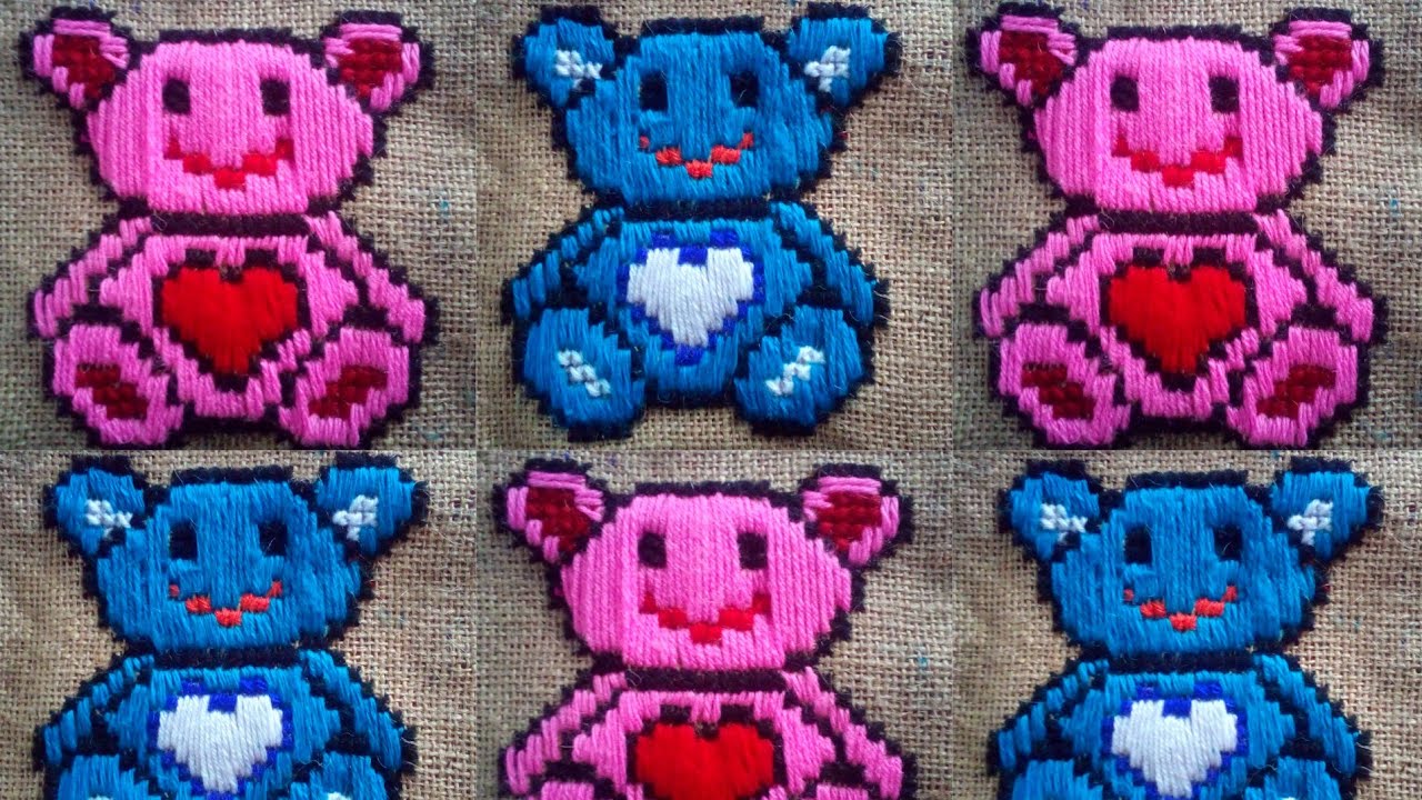 Ason design. #Teddy bear.Woolen vorat ason. How to make woolen sitting mat/door mat/area rug/carpet.