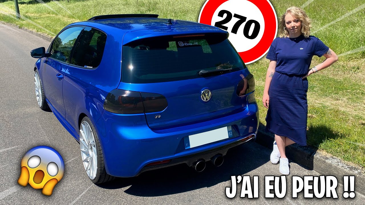 ELLE ROULE EN GOLF 6R PREPARÉE ! (J'étais pas prêt de sa conduite!!)😈🔥