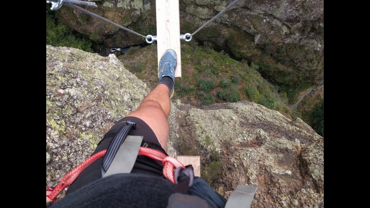 Pasarela de la vía ferrata de Socastilo