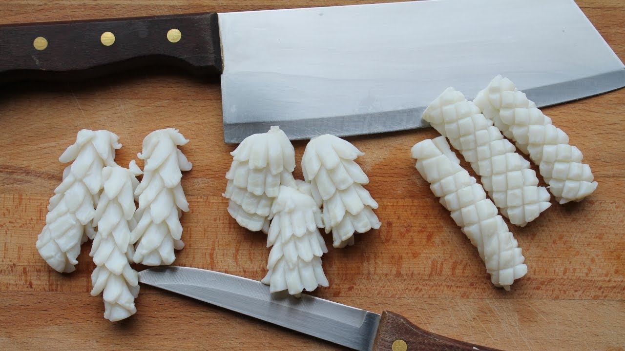 3 magnifiques découpes de calamars pour épater vos invités - Cooking With Morgane