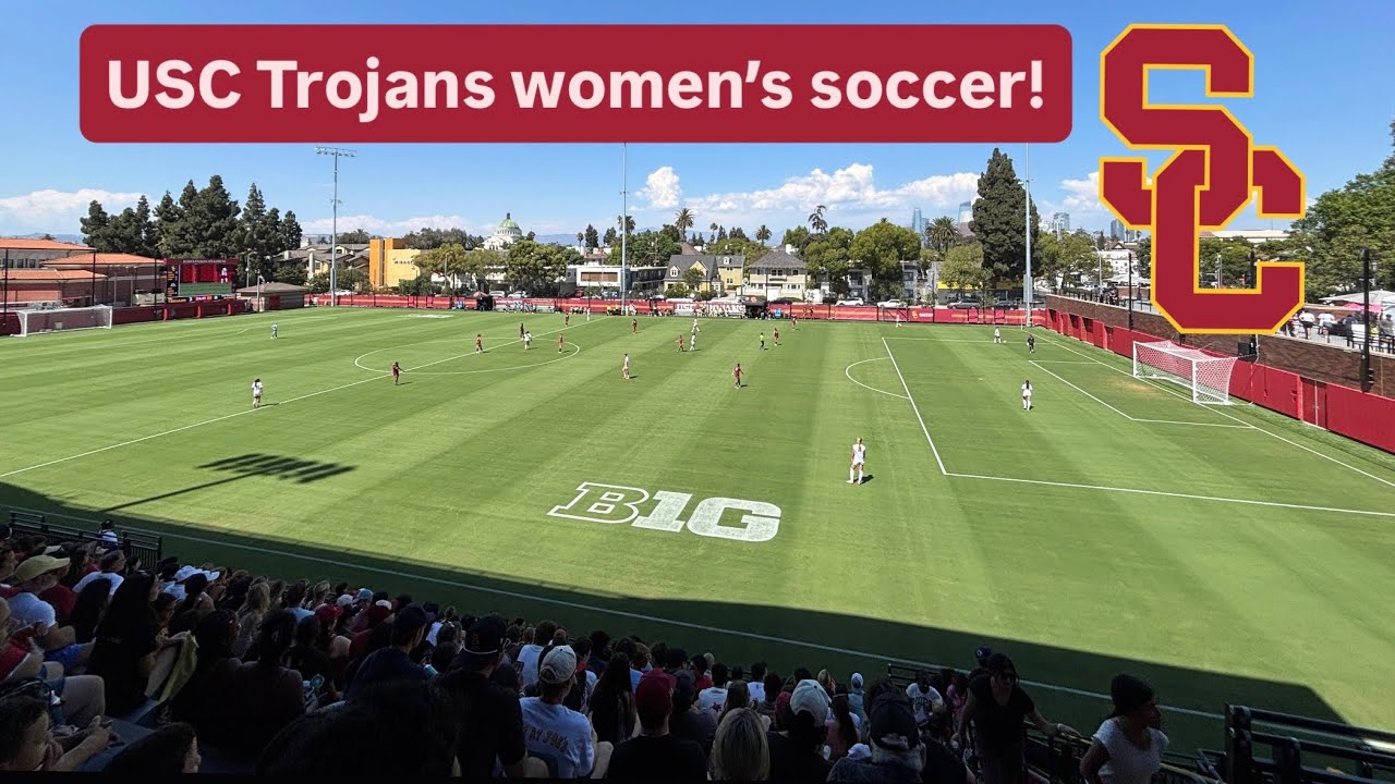 Khayle watches USC Trojans women's soccer!