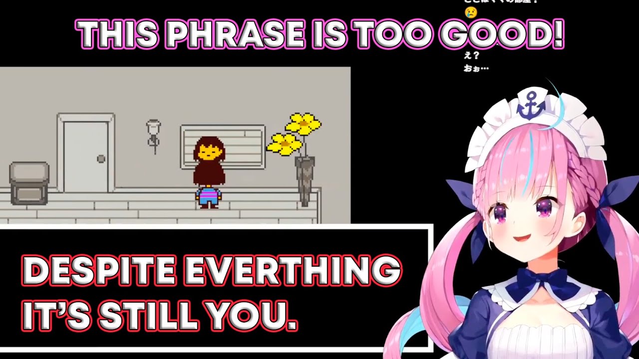 Aqua and the mirrors [Undertale / Hololive]