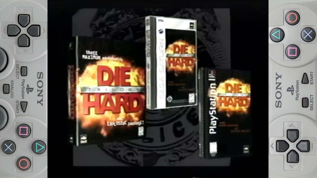 Die Hard Trilogy (Sony PlayStation\Sega Saturn\PC\Long Commercial) Full HD