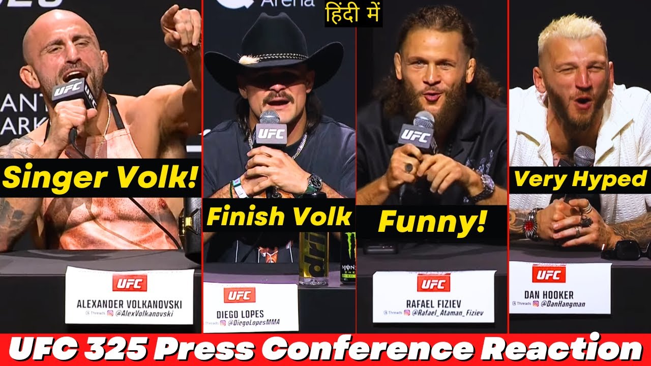 BORING!! UFC 325 Press Conference REACTION and BREAKDOWN in Hindi | Namaste MMA