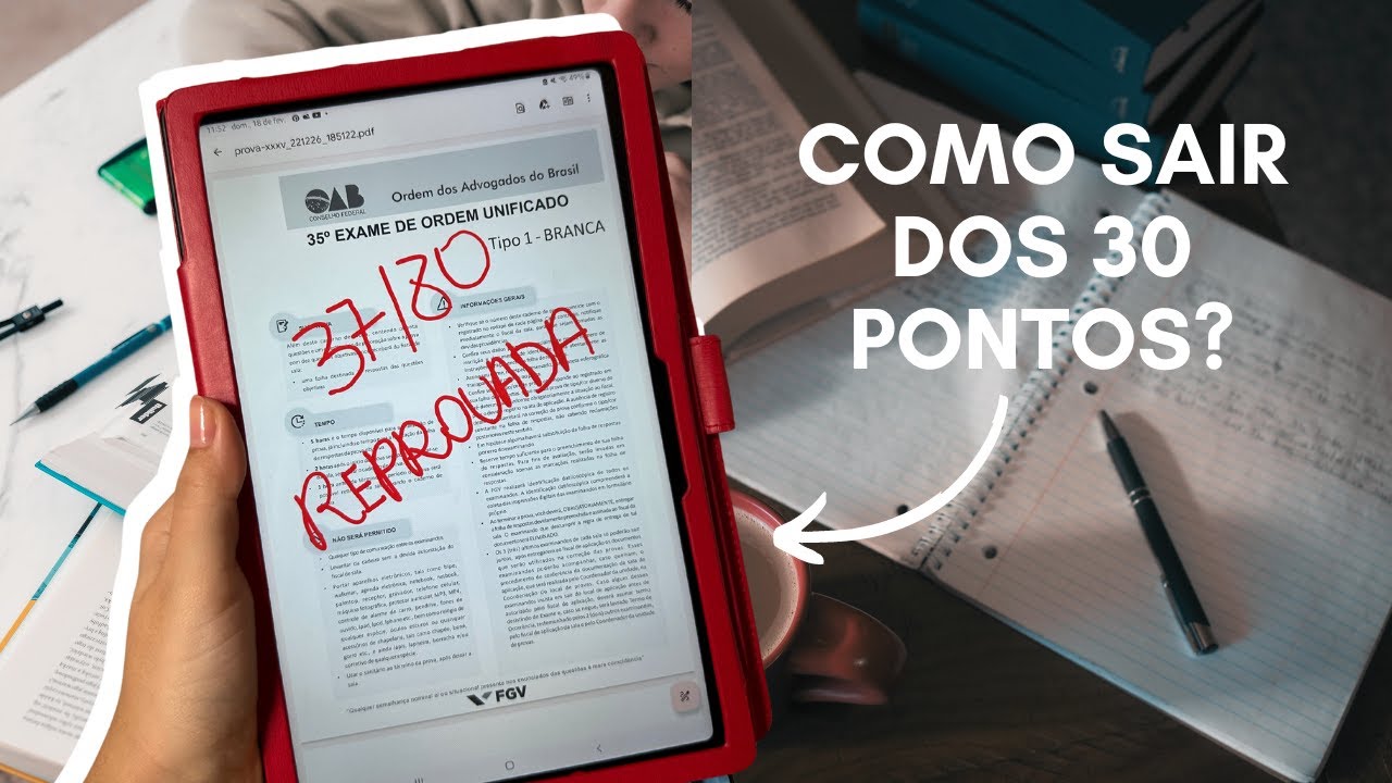 SIMULADOS OAB | N&atilde;o Estou Saindo Dos 30 Pontos, o que Fazer?