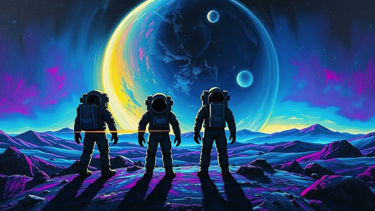 SPACE DRIFT : Deep Space Synthwave for Flow State • 4 HOURS Astronaut Study Session