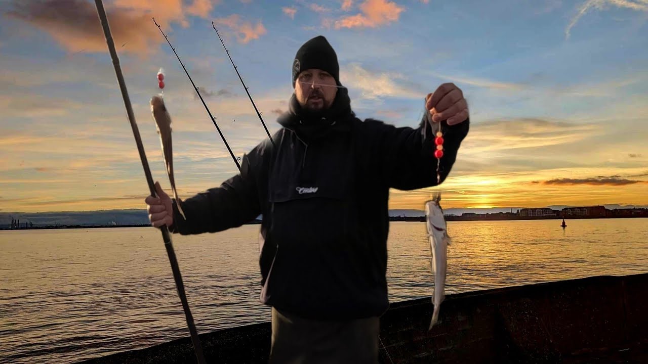 Hartlepool Pilot Pier Practicing Using Multiplier Reels And Catching Plenty Of Whiting