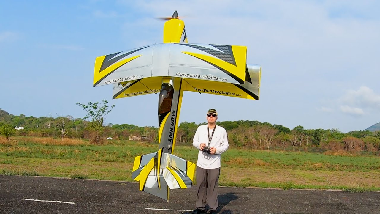 Daniel aka 'The Bipe Whisperer' flying the new Ultimate AMR 60 V2