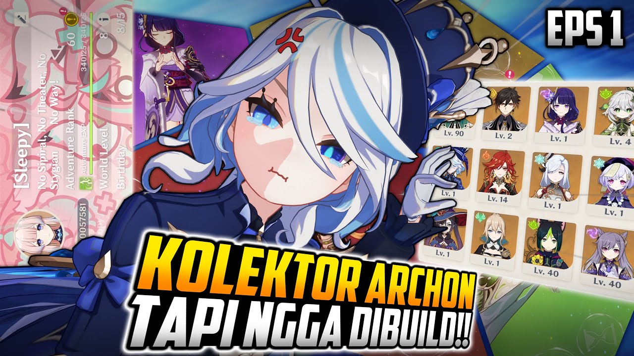 PEMULIHAN AKUN SARAP YANG ARCHONNYA LV 1 & ARTEFAKNYA TERKUTUK !! - PEMPEK #1 | Ditusi