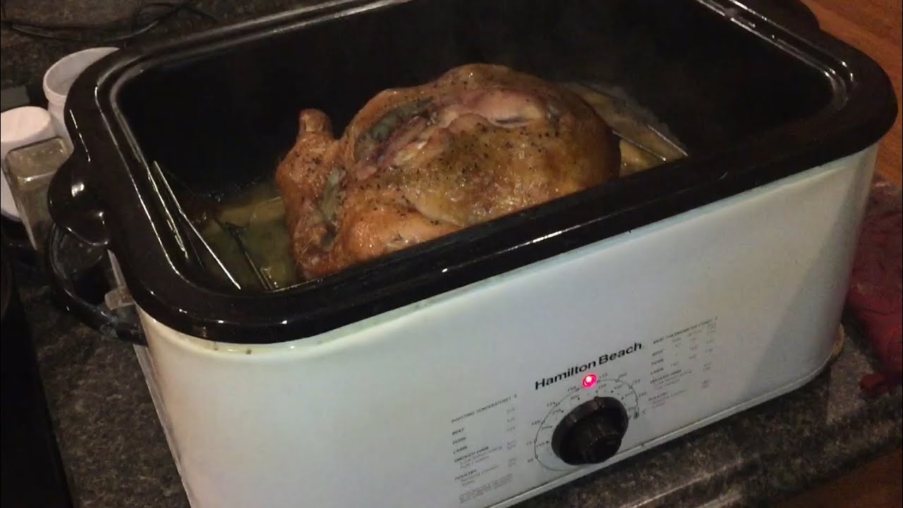 how to use a electric ROASTER to cook a &ldquo;chicken&rdquo; or &ldquo;turkey&rdquo;??