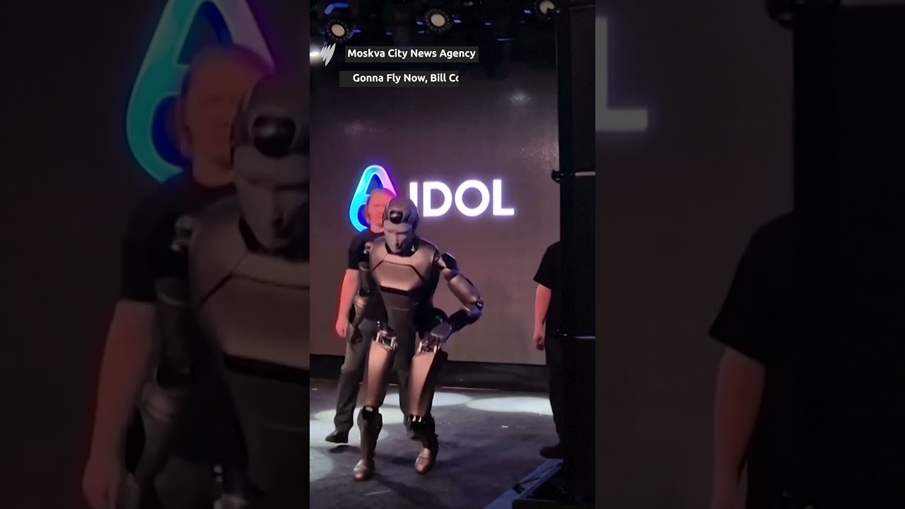 Russia's first AI robot falls on its face during debut walkout