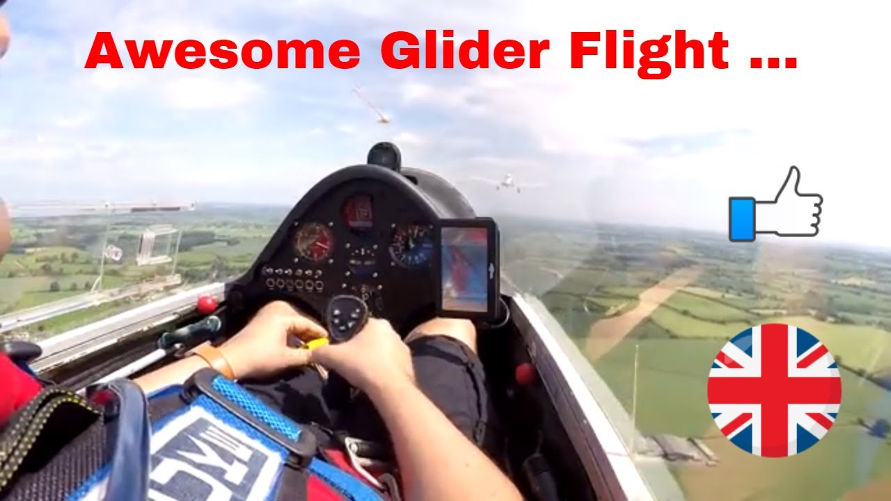 Aerotow launch, flight and landing in my Standard Cirrus Glider from Husbands Bosworth (UK) 🇬🇧