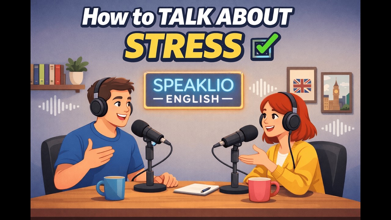 How to Talk About Stress in English | Daily Conversations for Beginners