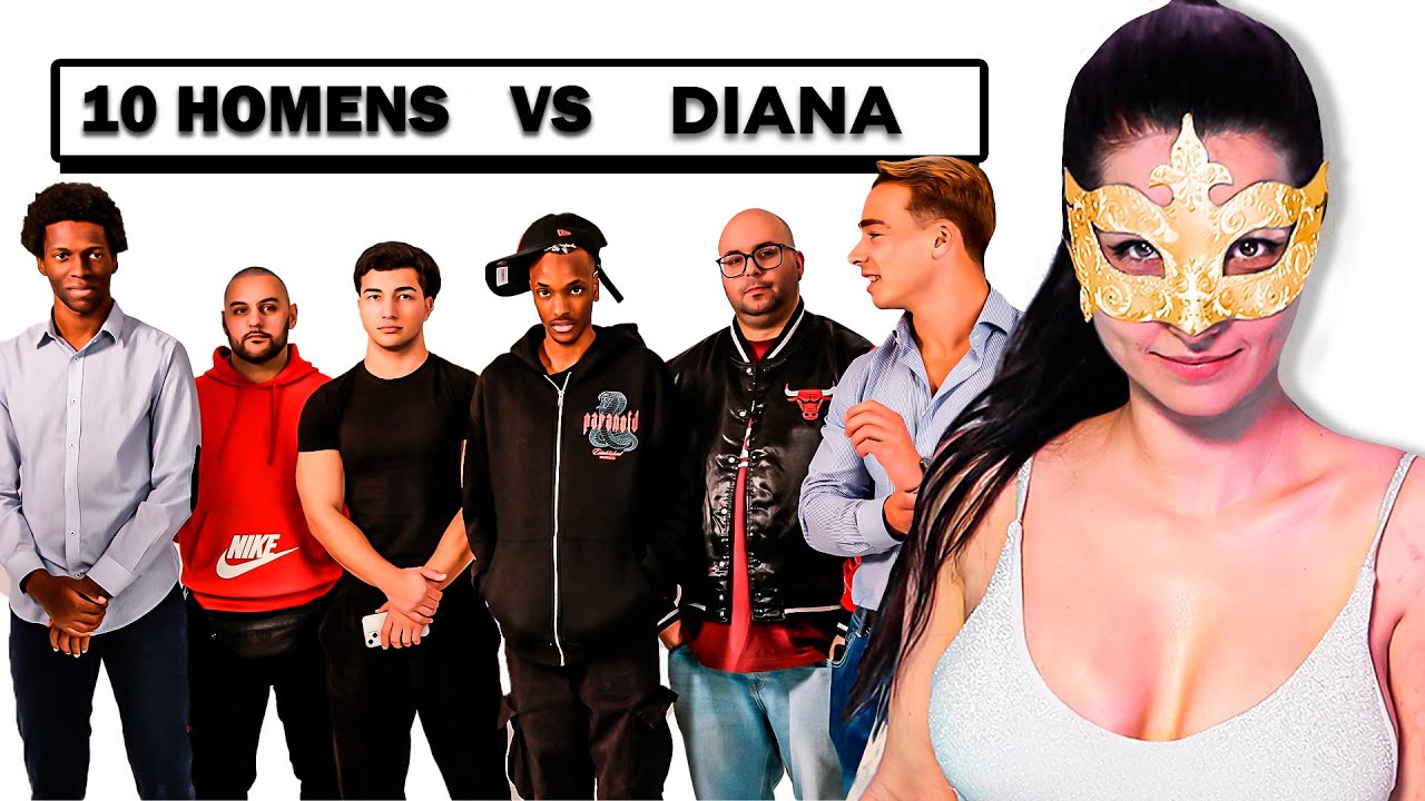10 HOMENS VS 1 ATRIZ