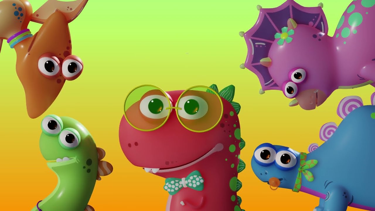 10 Little Dinosaur Babies | Kidz Short