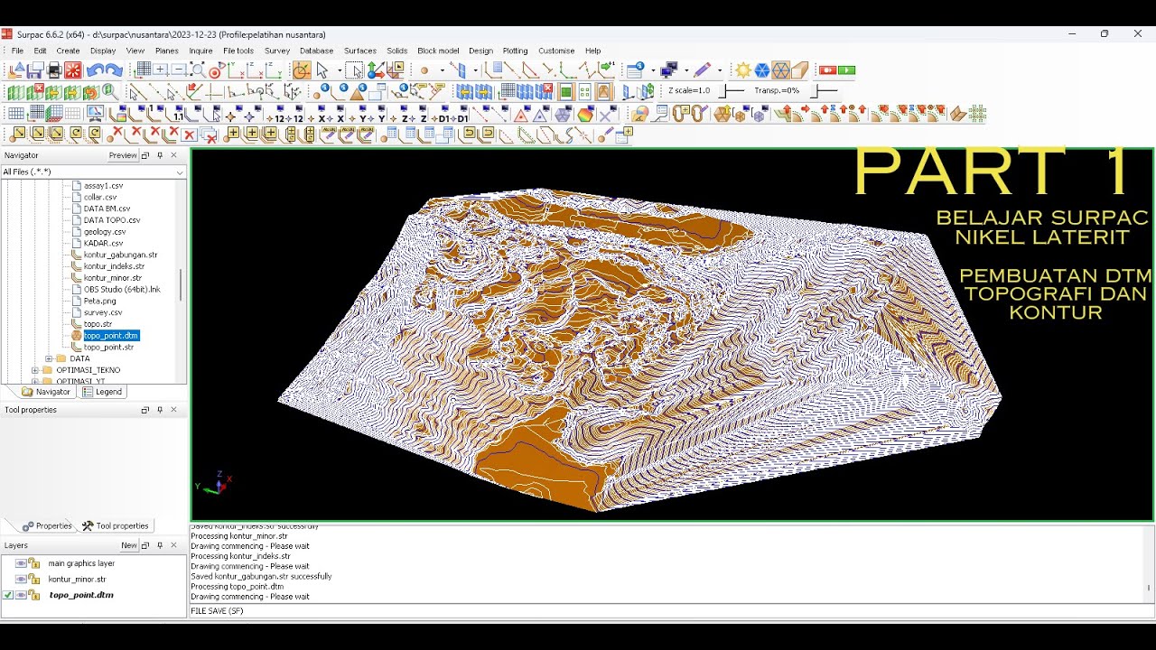 Tutorial Surpac Nikel Laterit Part 1 