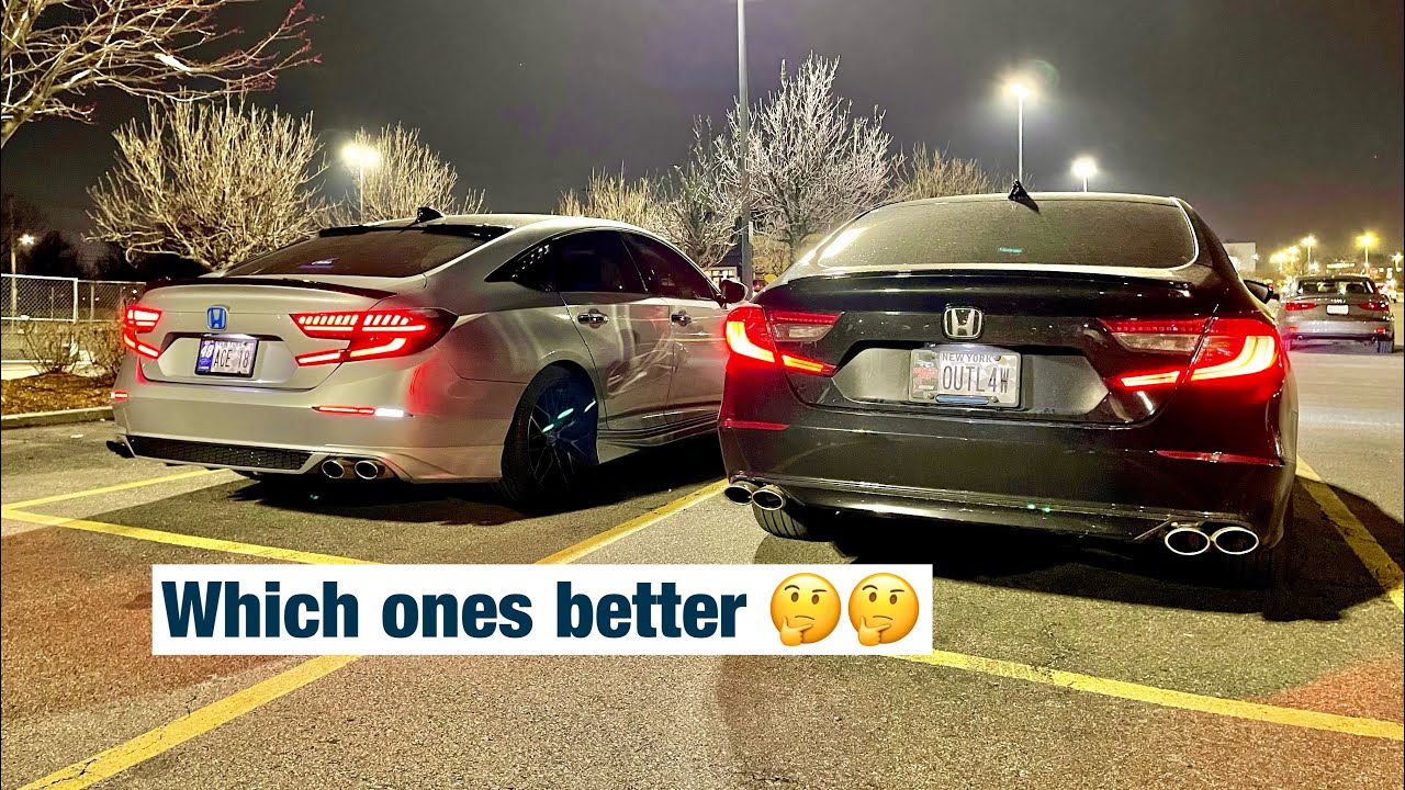 2018-2022 Honda Accord Muffler & Resonator Delete & Muffler Delete Only Comparison