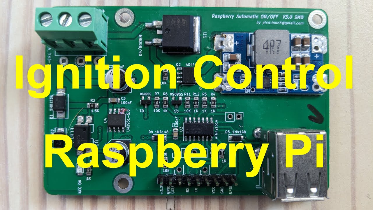 Raspberry Pi Car Power Supply with Ignition Control