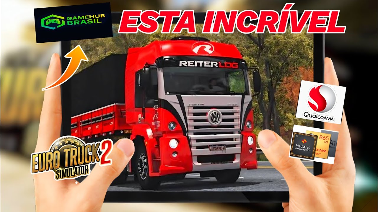 Euro truck simulator 2  rodando em celulares fracos no gamehud brasil + configuração 