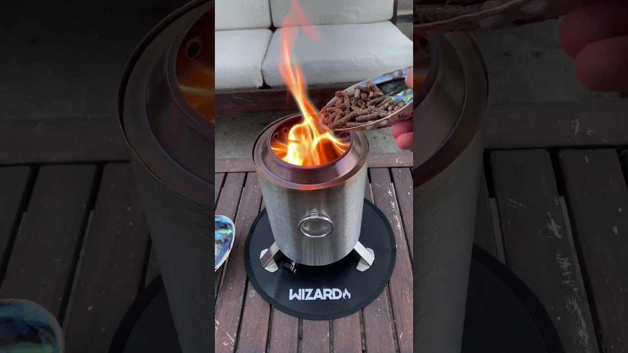 Colourful Wizard Mini Fire Pit