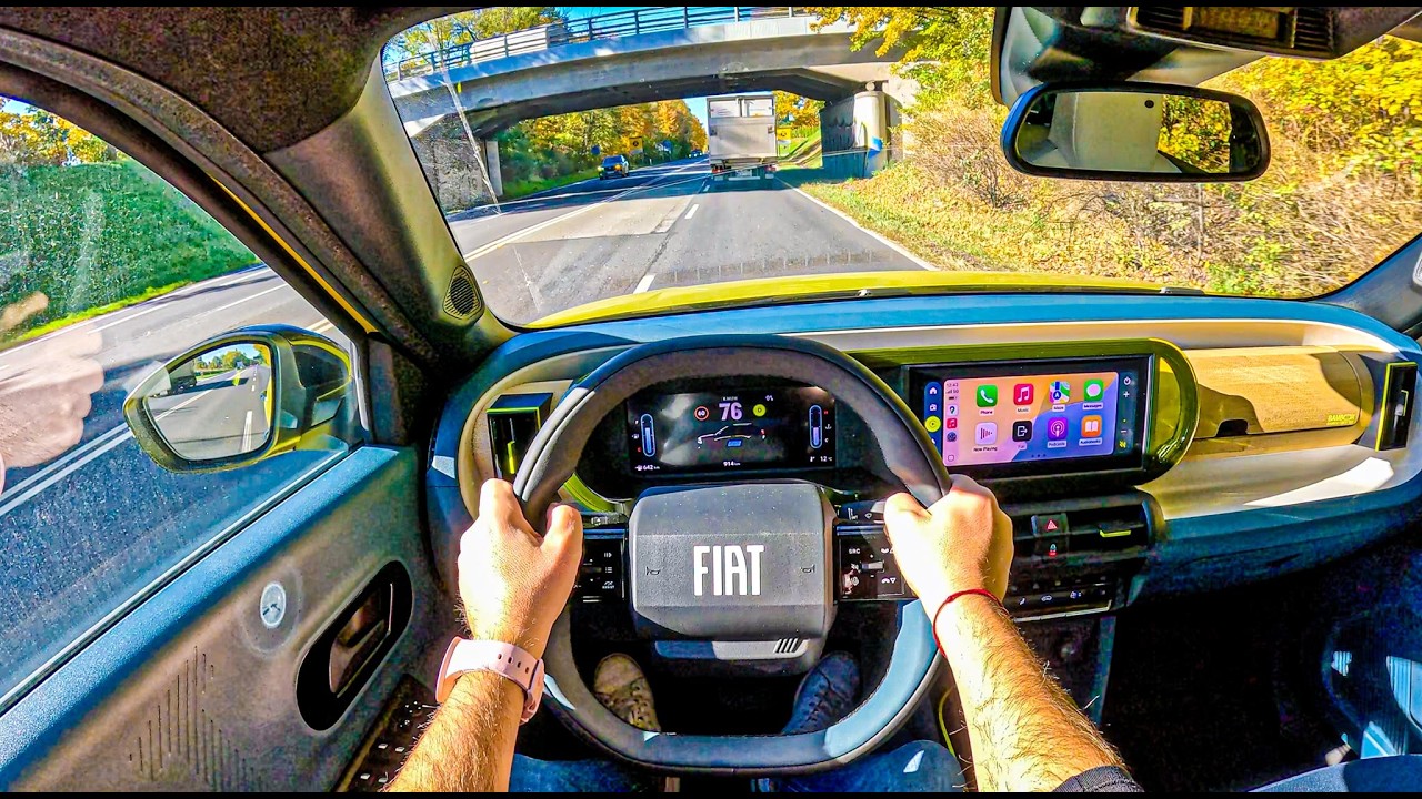NEW Fiat Grande Panda LA PRIMA (1.2 hybrid 110 hp) | POV Test Drive #2570 Joe Black
