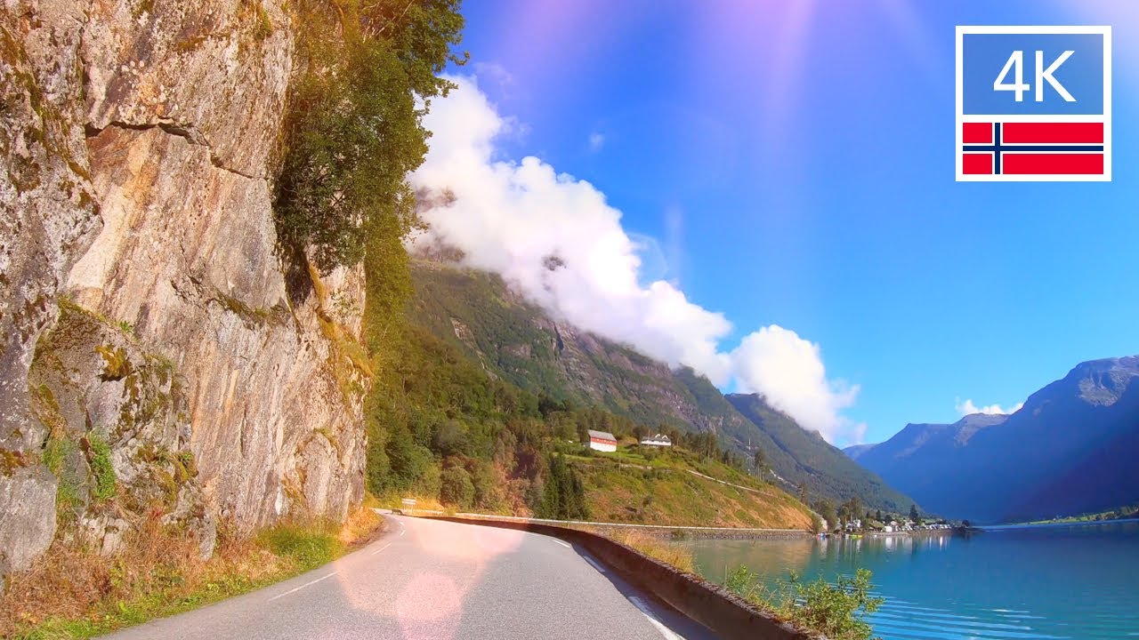 NORWAY GLACIER DRIVE 🇳🇴 Scenic Drive in Jostedalsbreen National Park