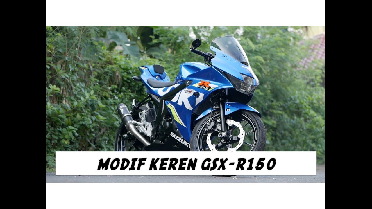 Modifikasi Suzuki GSX-R 150 (Tail tidy, Leo Vince, MRA Windshield) - #motovlog 148