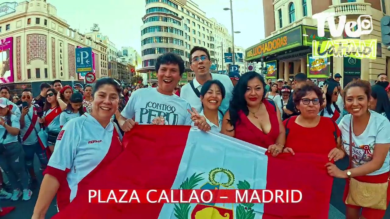 Exitoso Banderazo Peruano 2025, Madrid, España